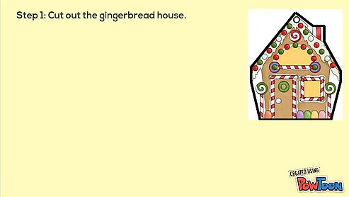 Make this Colorful Gingerbread House